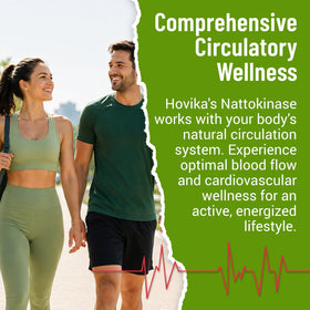 Hovika Nattokinase 120 gélules sur fond blanc