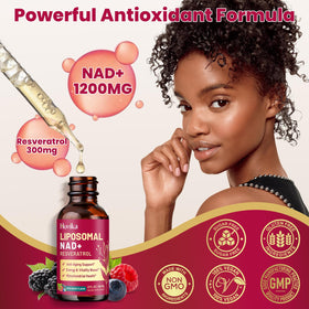 Hovika supplément NAD+ 1200mg sur une table