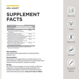 HPA Adapt Complément Alimentaire 120 Capsules côté