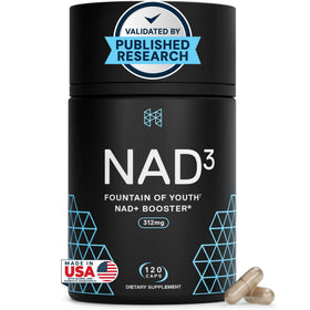 HPN NAD3 Complément Alimentaire 120 Capsules vue de face
