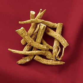 Hsu's Ginseng Américain Prongs 200g prongs sur un fond naturel