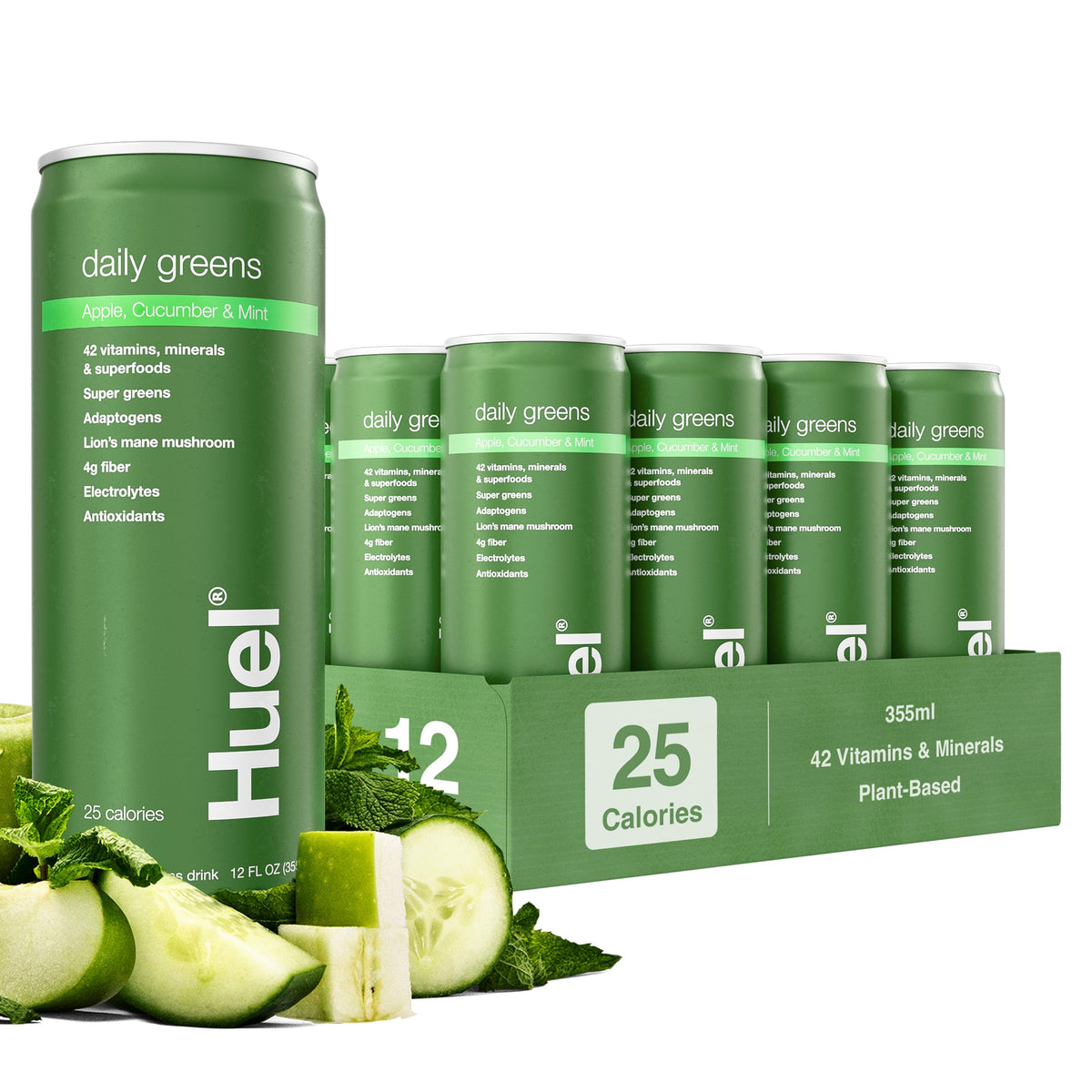 Huel Daily Greens Boisson Prête à Boire vue de face