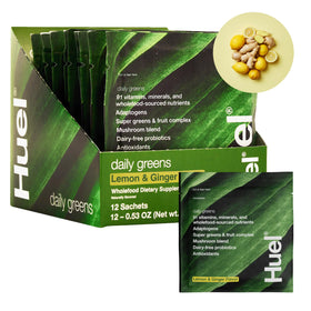 Huel Daily Greens paquet de 12 portions vue avant
