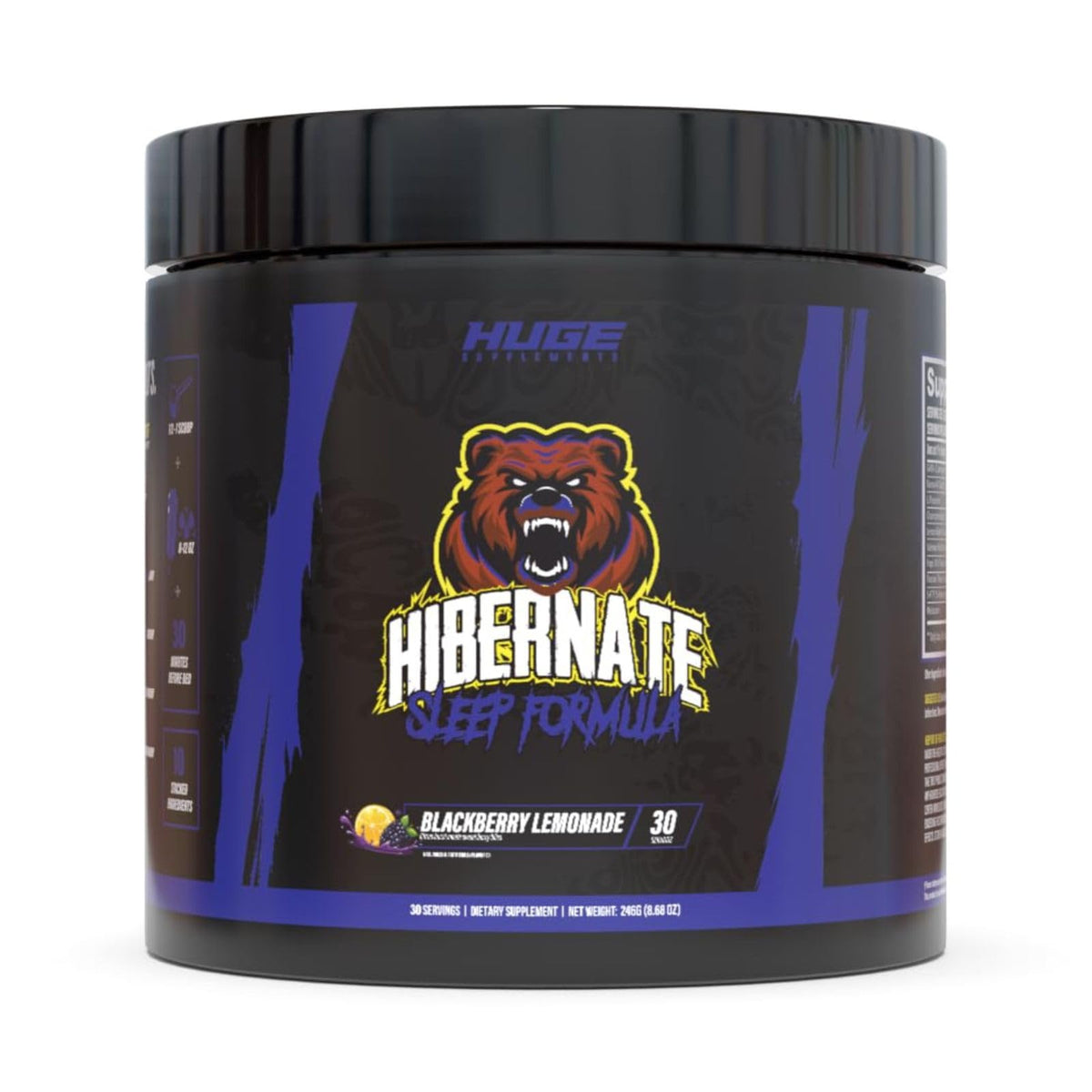 Huge Supplements Hibernate complément alimentaire en capsules, boîte de 30 portions