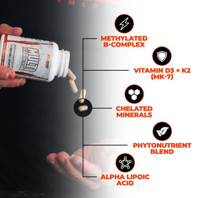 Huge Supplements Huge Multi Multivitamine pour Hommes 120 Capsules - capsules à l'intérieur