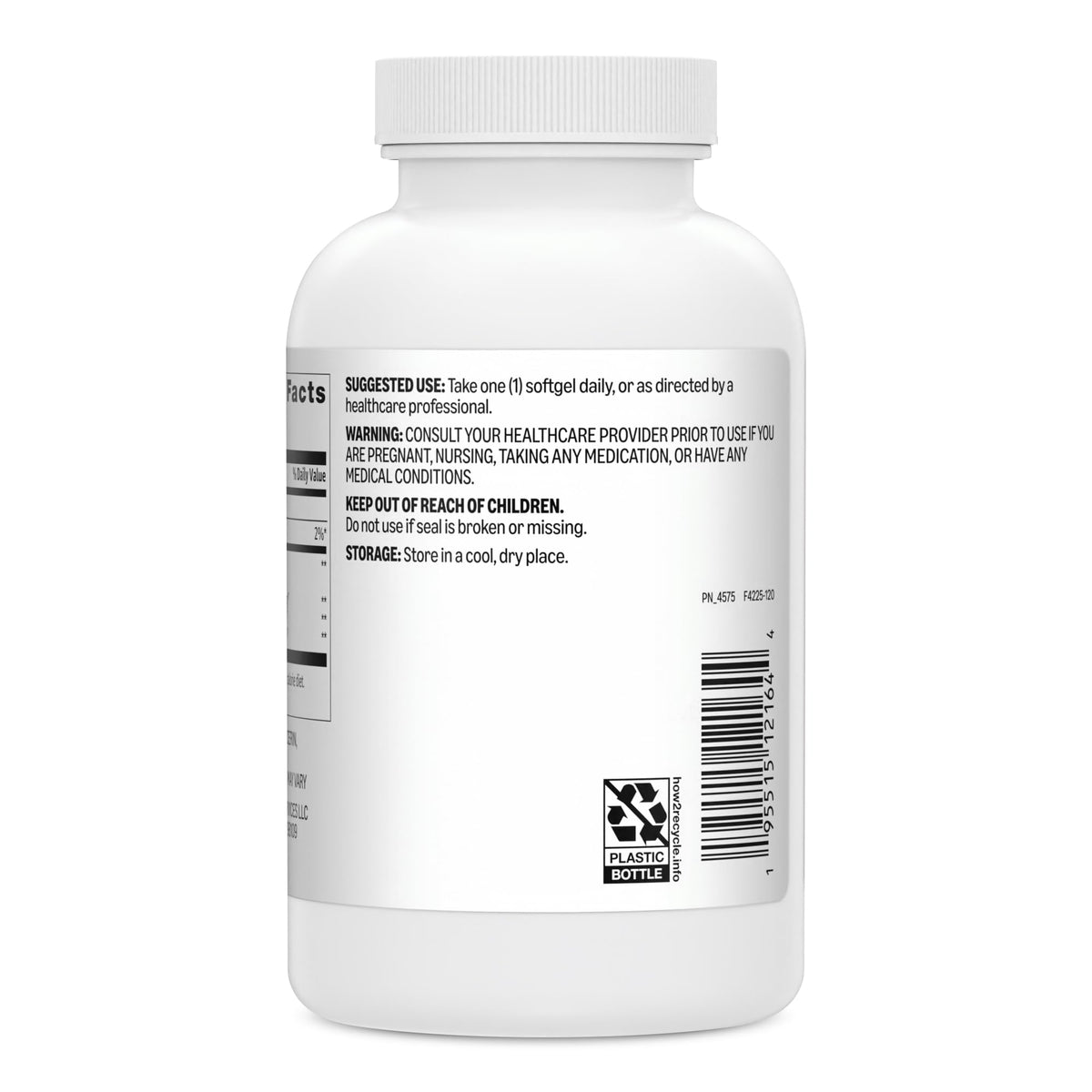 Huile d'Onagre Basics 1 300 mg avec étiquette visible