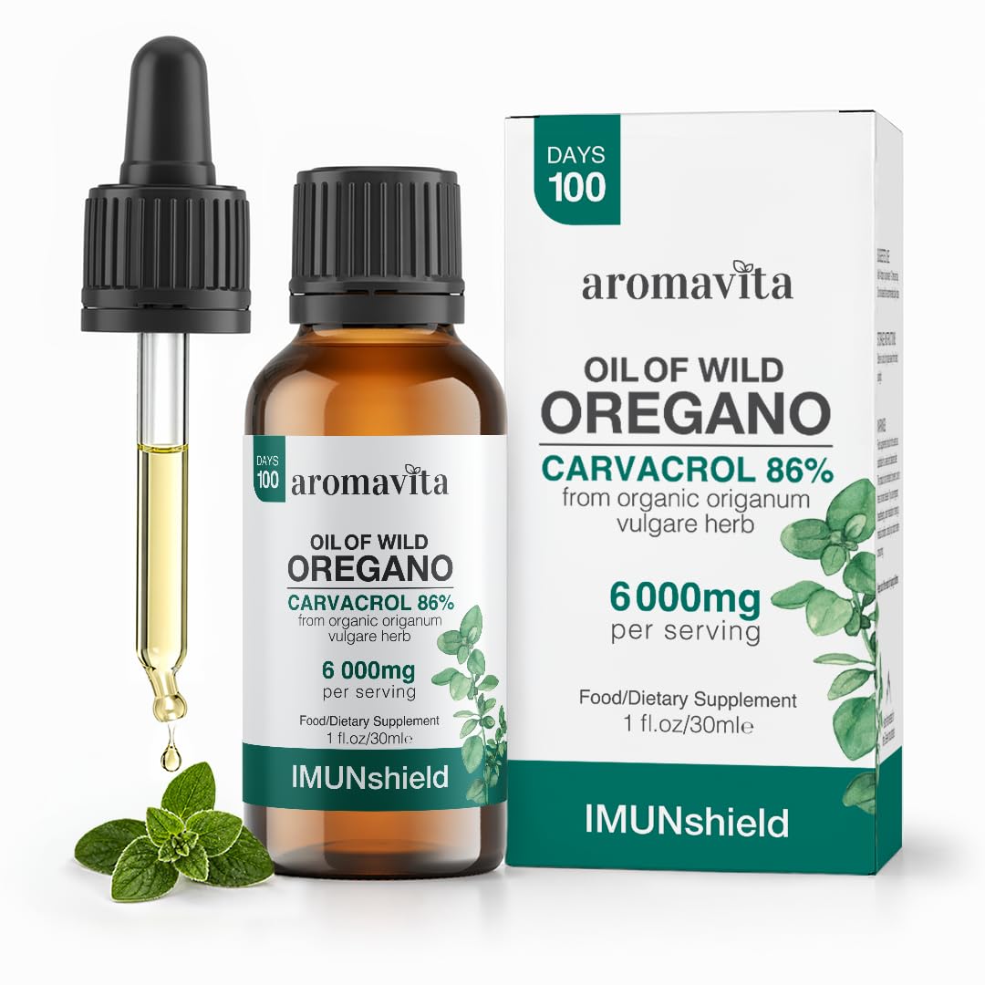 Huile d'Origan Sauvage AROMAVITA 30 mL vue avant