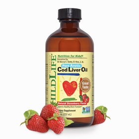Huile de Foie de Morue CHILDLIFE ESSENTIALS 240 ml devant avec étiquette