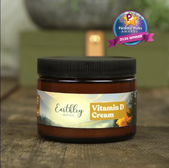 Huile de foie de morue Earthley Wellness sur un fond naturel