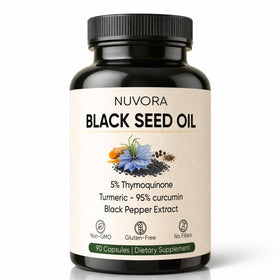 Huile de graine noire éthiopienne PURELYNUTRIENT capsules vue de face