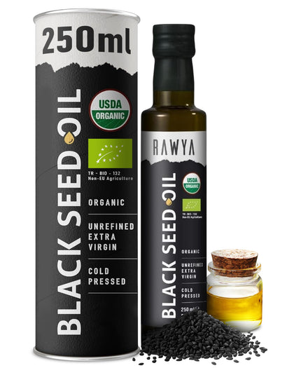 Huile de Graine Noire RAWYA 250 ml bouteille en verre