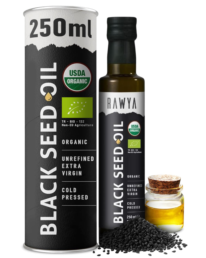 Huile de Graine Noire RAWYA 250 ml bouteille en verre