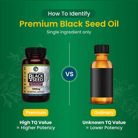Huile de graines noires Amazing Herbs avec ingrédients naturels