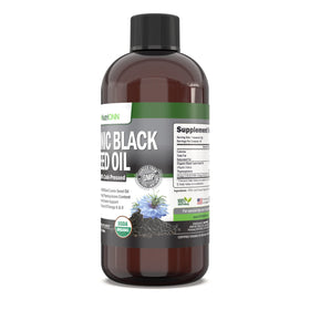 Huile de graines noires NutriONN dans un environnement naturel