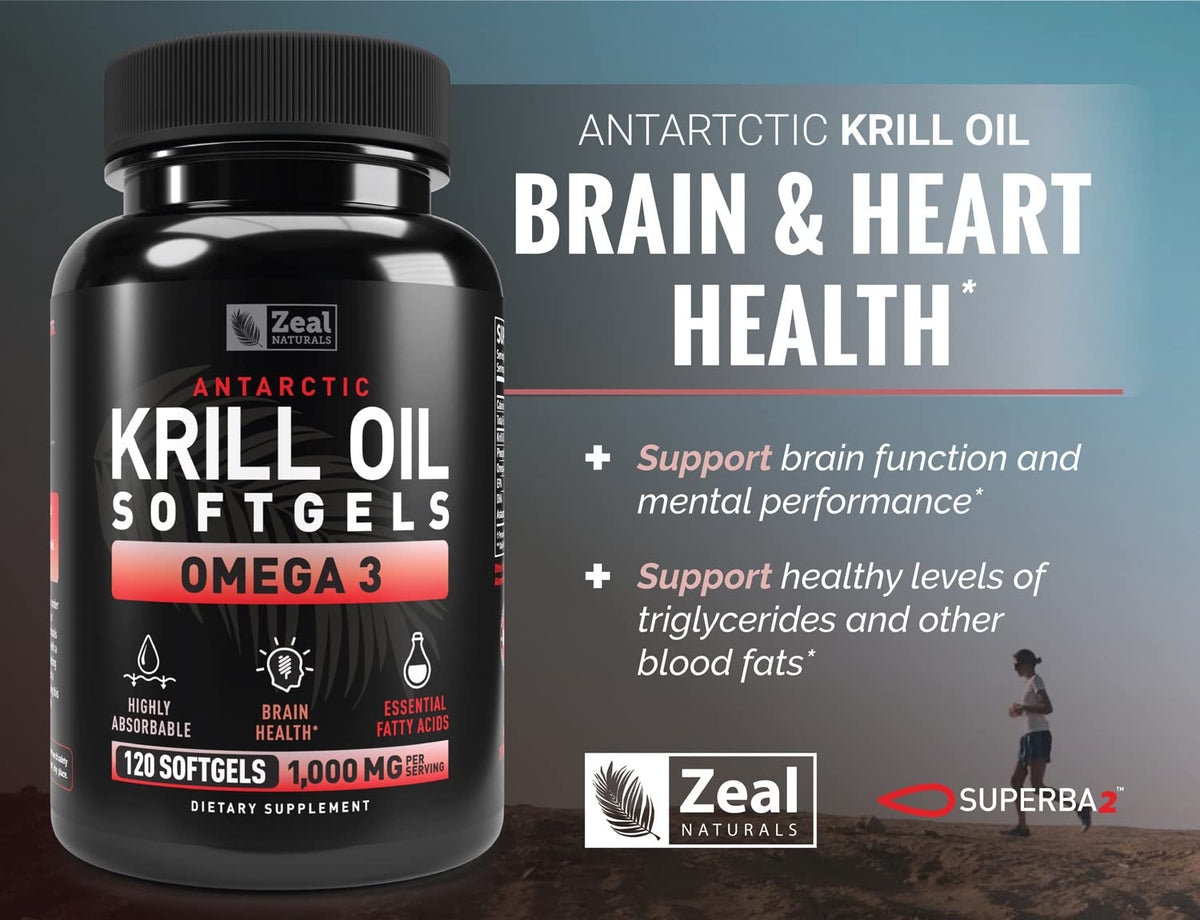 Huile de Krill 1000mg dans un environnement de bien-être