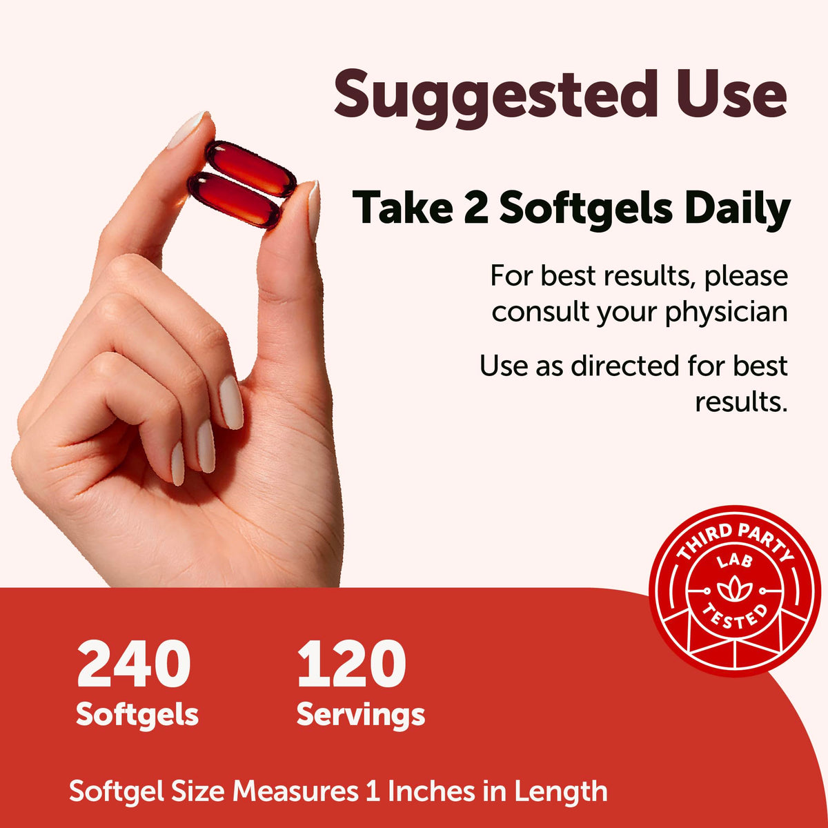 Huile de krill Micro Ingredients avec dosage de 2000 mg
