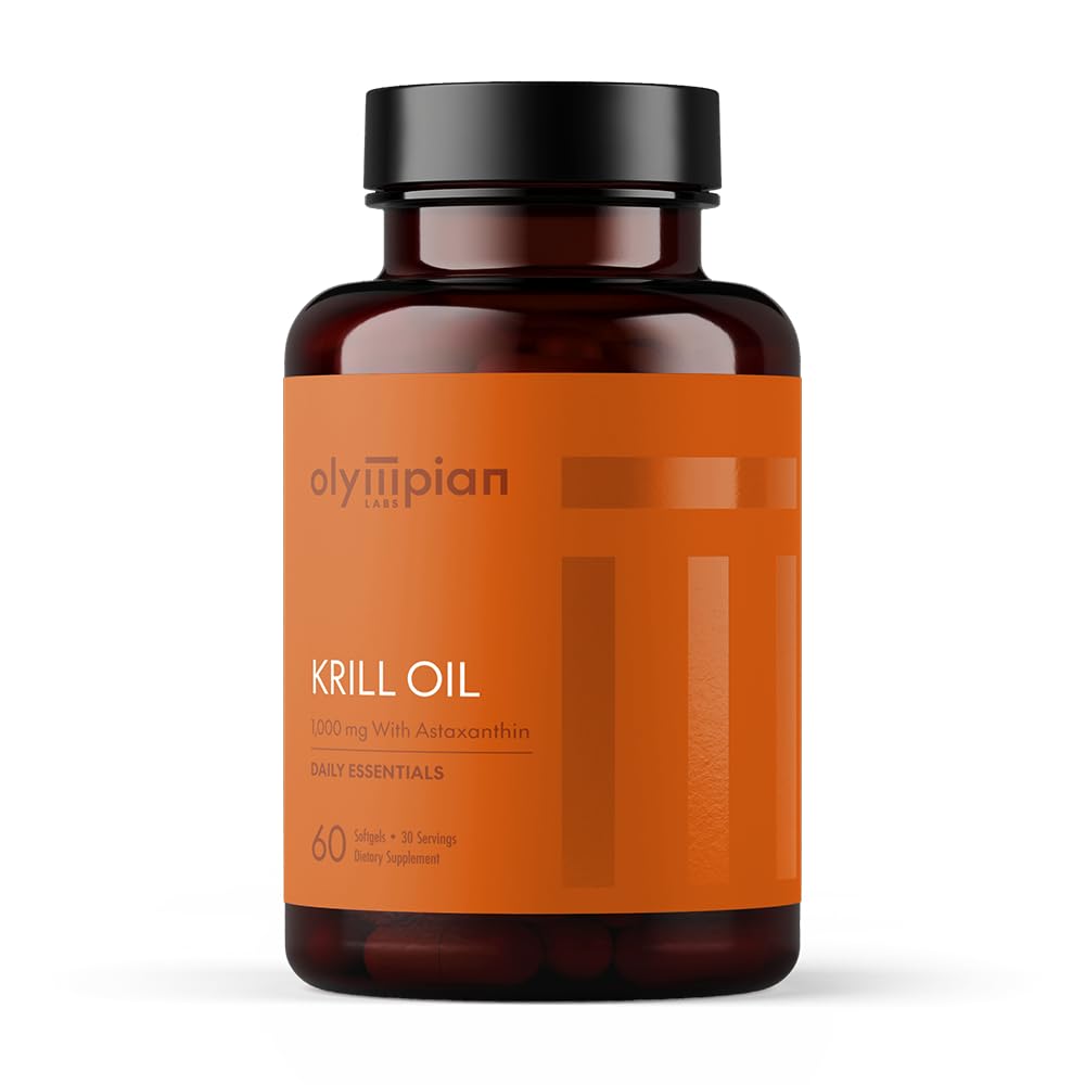 Huile de Krill Olympian Labs 1000 mg avec Antioxydants