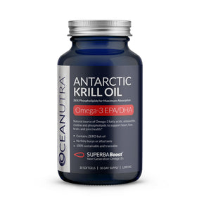 Huile de Krill Pure Oceanutra 1000mg, boîte avant