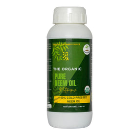 Huile de Neem Pure PLANT MAMA 473ml vue avant avec étiquette
