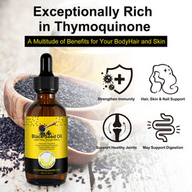 Huile de Nigelle YIEEGCM 135g bouteille avec étiquette