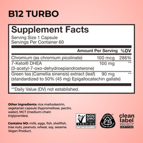 HUM B12 Turbo comprimés en main