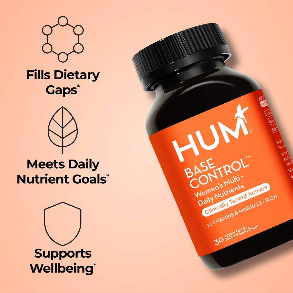 HUM Base Control Multivitamine Femme, comprimé proche