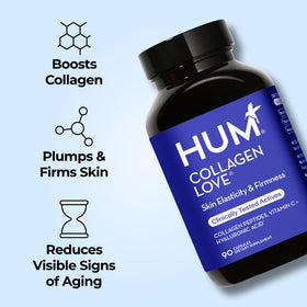 HUM Collagen Love capsules en bouteille