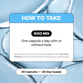 HUM Complément Alimentaire NMN 500mg côté