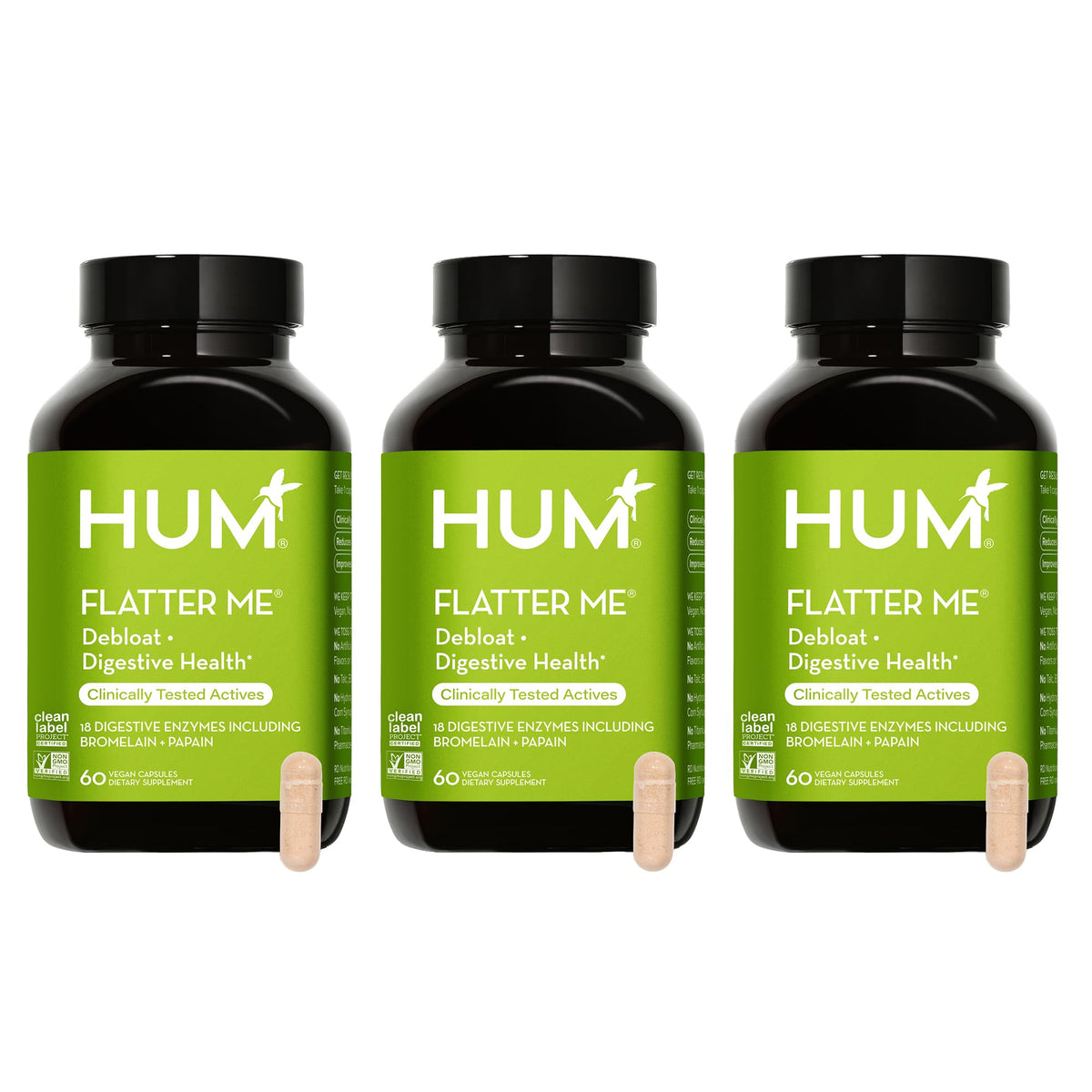 HUM Flatter Me Complément Alimentaire 90 capsules vue avant