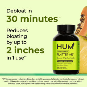HUM Flatter Me Enzymes daily Extra Fortes 60 Capsules vue arrière