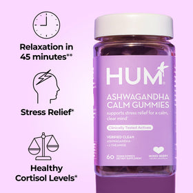 HUM Gummies Calm Ashwagandha gummies au goût de baies mélangées