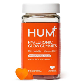 HUM Gummies Hyaluronic Glow 60 Vegan Gummies packaging front view