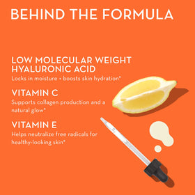 HUM Gummies Hyaluronic Glow 60 Vegan Gummies with a glass of water