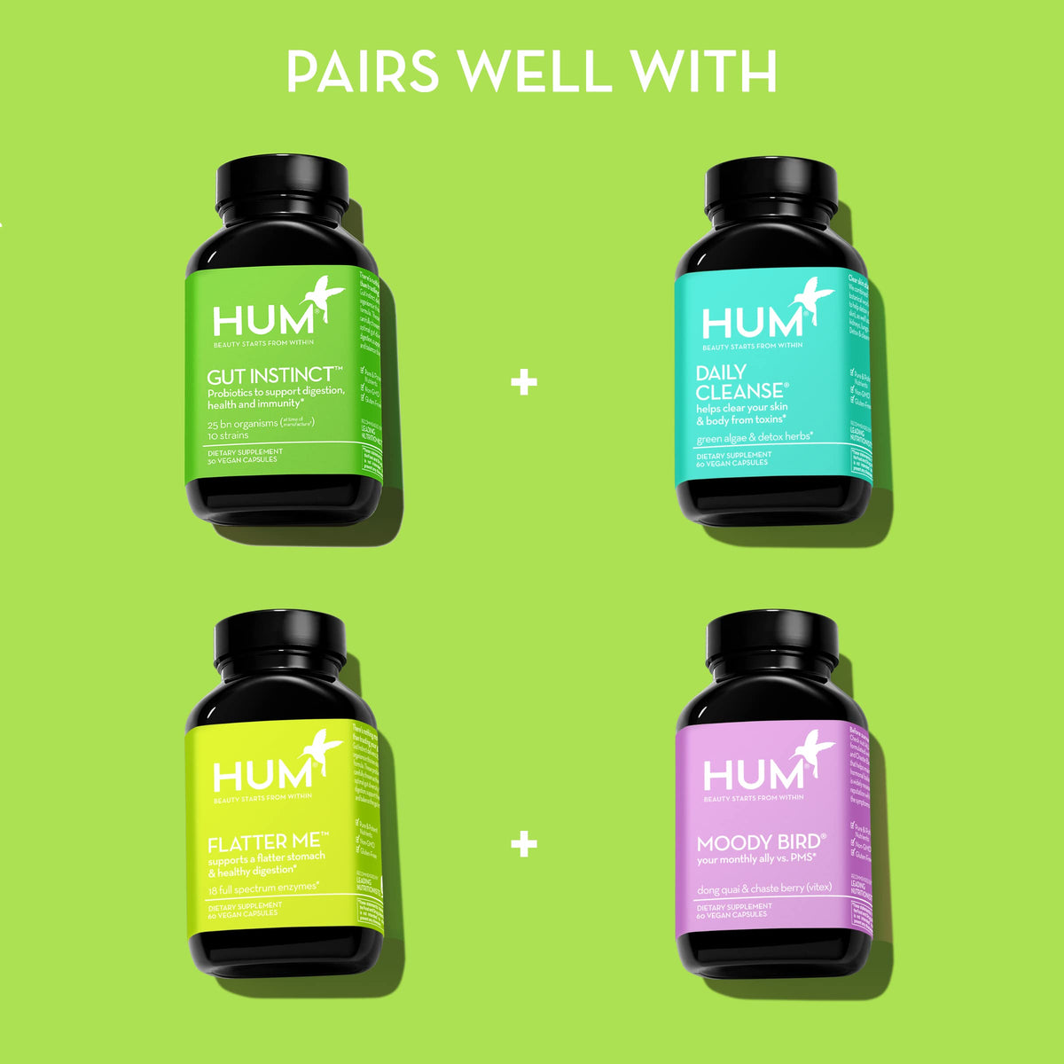 HUM Gut Instinct Probiotique en environnement de vie