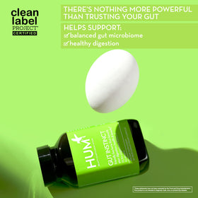 HUM Gut Instinct Probiotique informations sur l'emballage