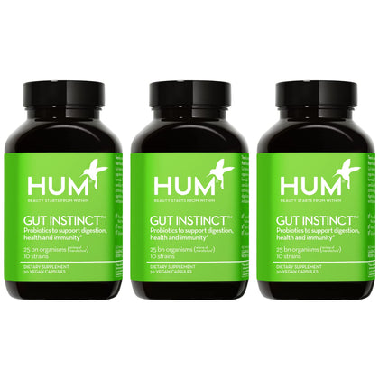 HUM Gut Instinct Probiotique Quotidien 3 Pack vue avant