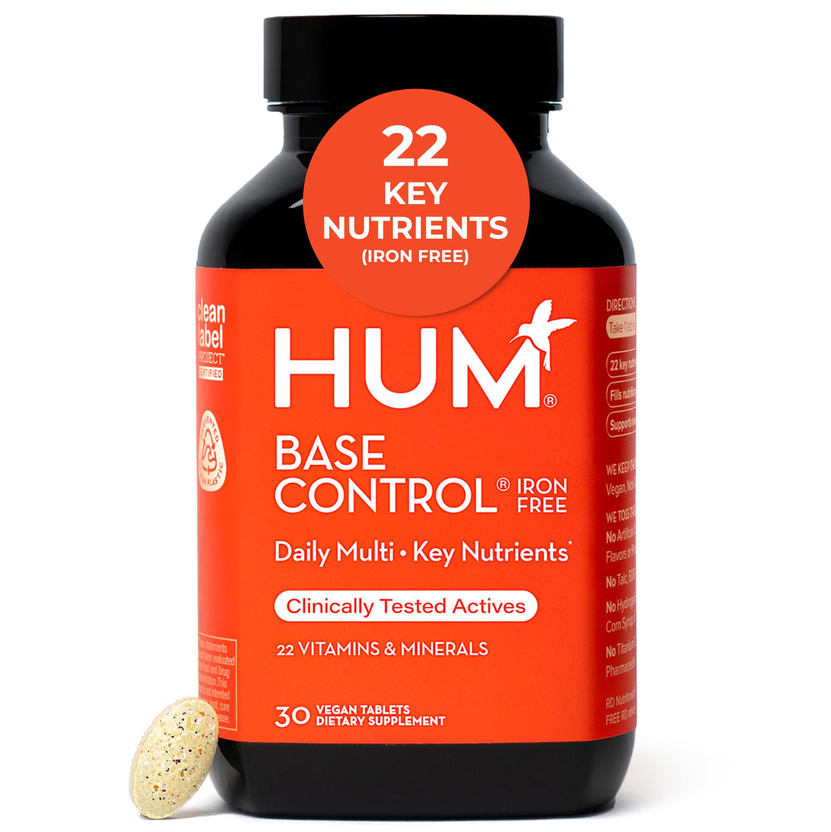HUM Multivitamines Femmes Base Control boîte vue avant
