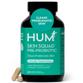 HUM Skin Squad Probiotic 60 capsules vue avant