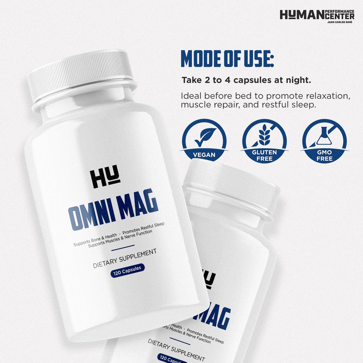 HUMAN PERFORMANCE Omni MAG bouteille vue de côté