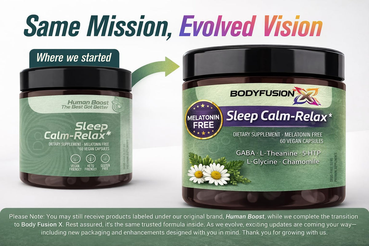 Human support Complément Alimentaire Sommeil 60 Capsules vue de côté