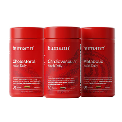 HumanN bundle de compléments alimentaires avec trois bouteilles de 60 capsules