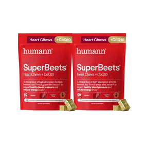 HumanN SuperBeets Chews 3-en-1 150mg CoQ10 avant vue