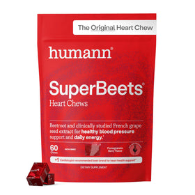 HumanN SuperBeets Chews Pomegranate Berry 60 Ct front view