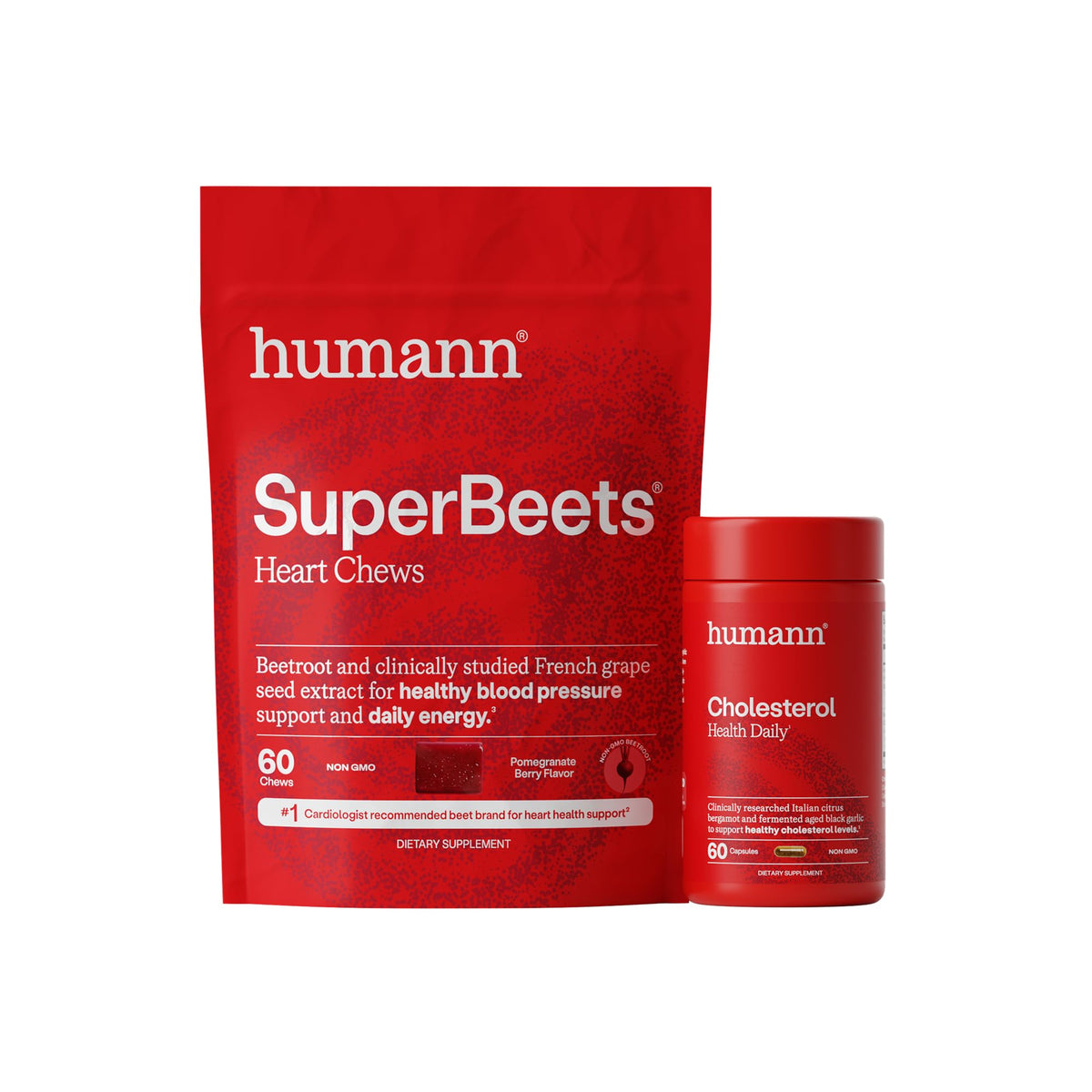 HumanN SuperBeets Heart Chews boîte vue de face