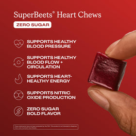 HumanN SuperBeets Heart Chews contenu individuel