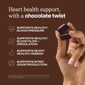 HumanN SuperBeets Heart Chews emballage avec ingrédients