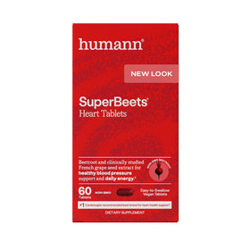 HumanN SuperBeets Tablettes Cœur 500mg vue de face avec emballage