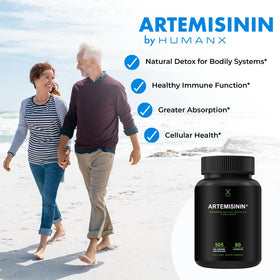 HUMANX Artemisinin 505 mg gélules avec étiquette