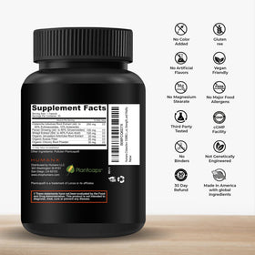 HUMANX Cistanche+ 550MG capsules avec étiquette visible