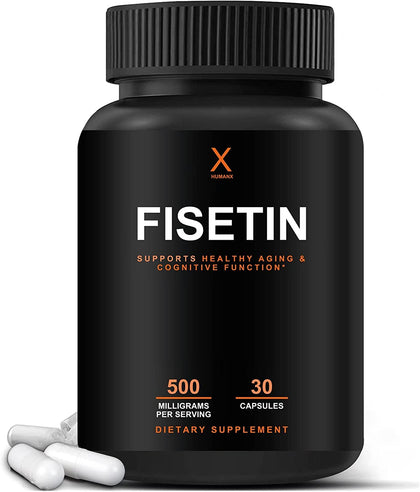 HUMANX Fisetin 500mg capsules front view